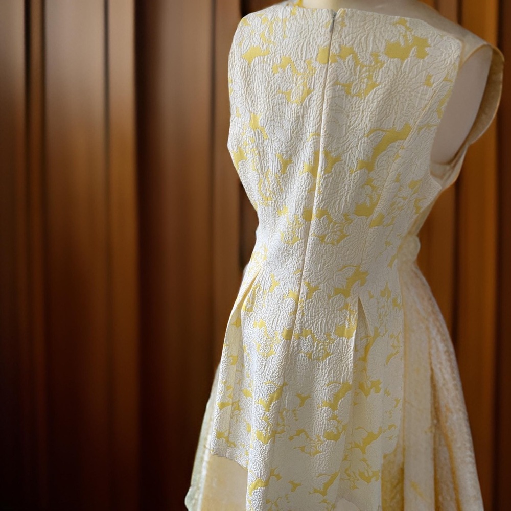 J Howard yellow dress